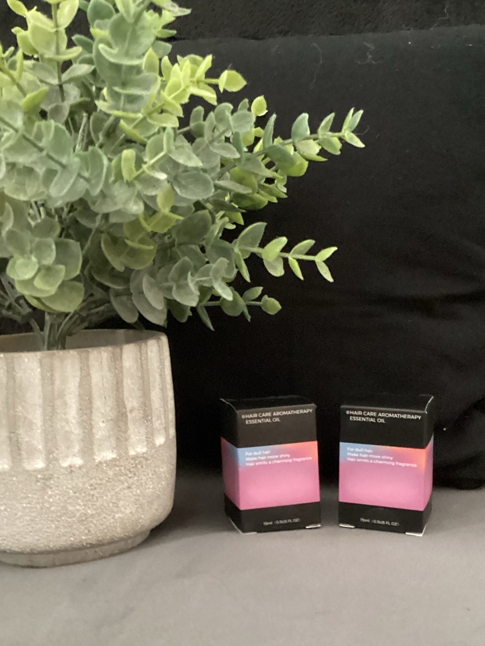 Women Hair Aromatherapy Essential Oil - Pink set of 2